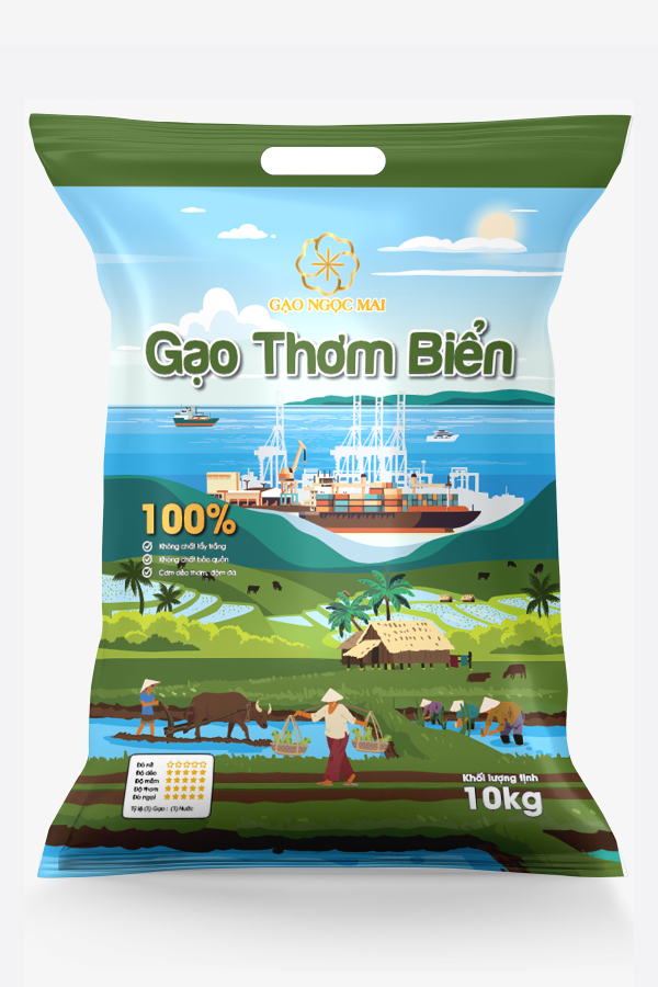 BAO PAPE GẠO THƠM BIỂN_10KG